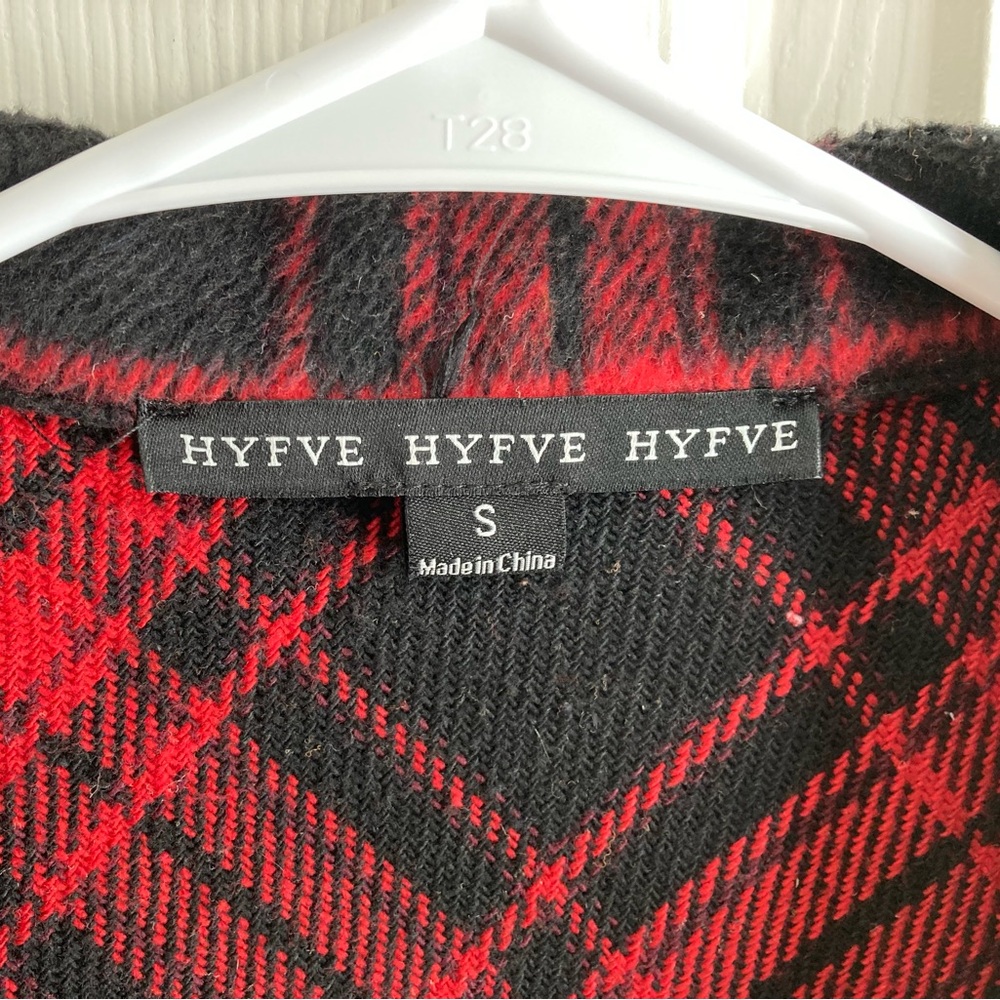 Red plaid shacket - Picture 3 of 5